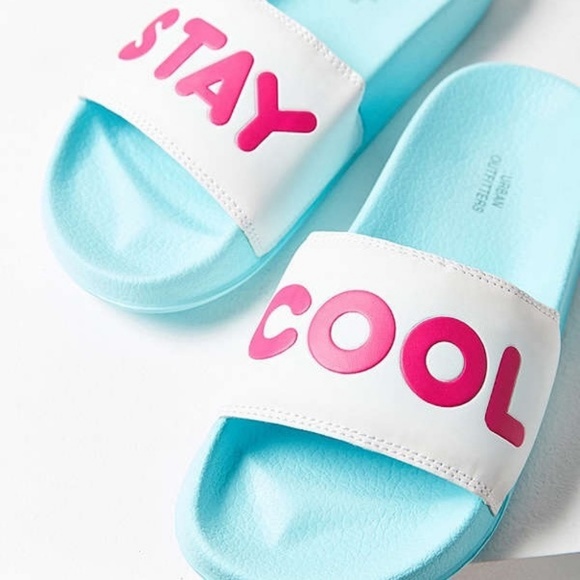 Urban Outfitters Shoes - NWT Urban Outfitters Stay Cool Pool Slides